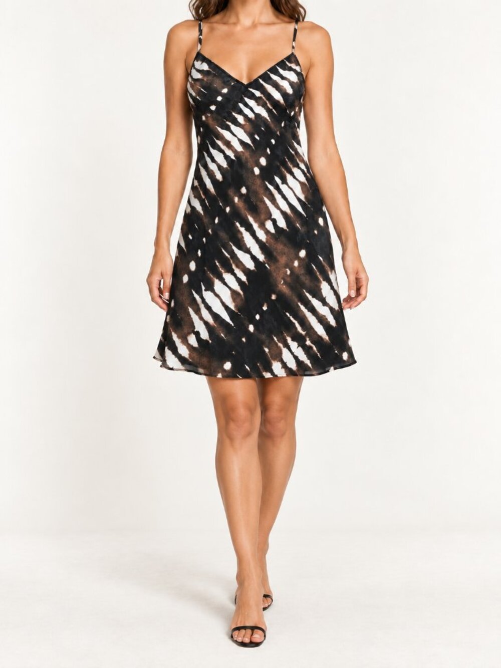 Peyton Jensen Women’s M Short Slip Dress Abstract Animal Print